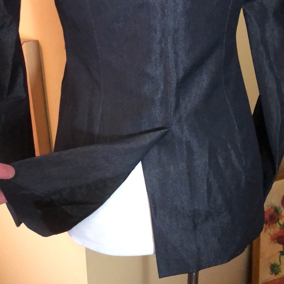 ANTEPRIMA Milano Size 38 LongLine Hidden-Button Classic Blazer Career $380 NEW - Picture 8 of 16